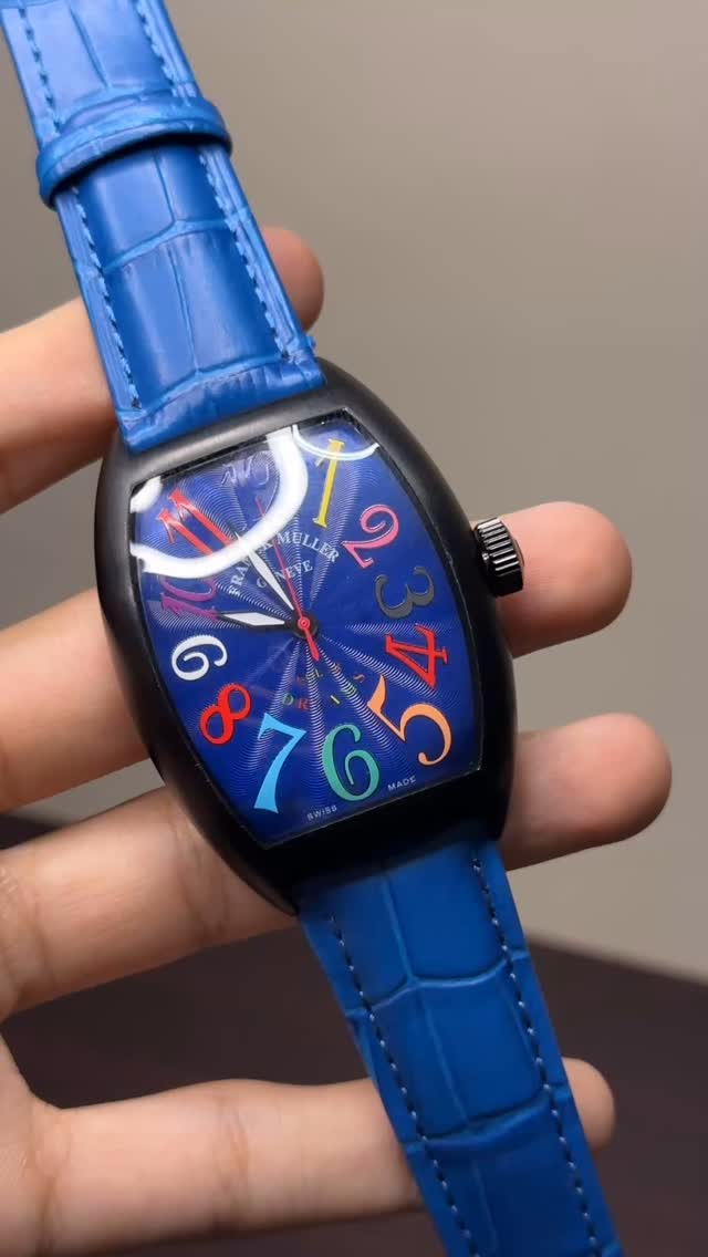 Franck Muller Crazy Hours Vanguard Mastercopy – Blue Dial