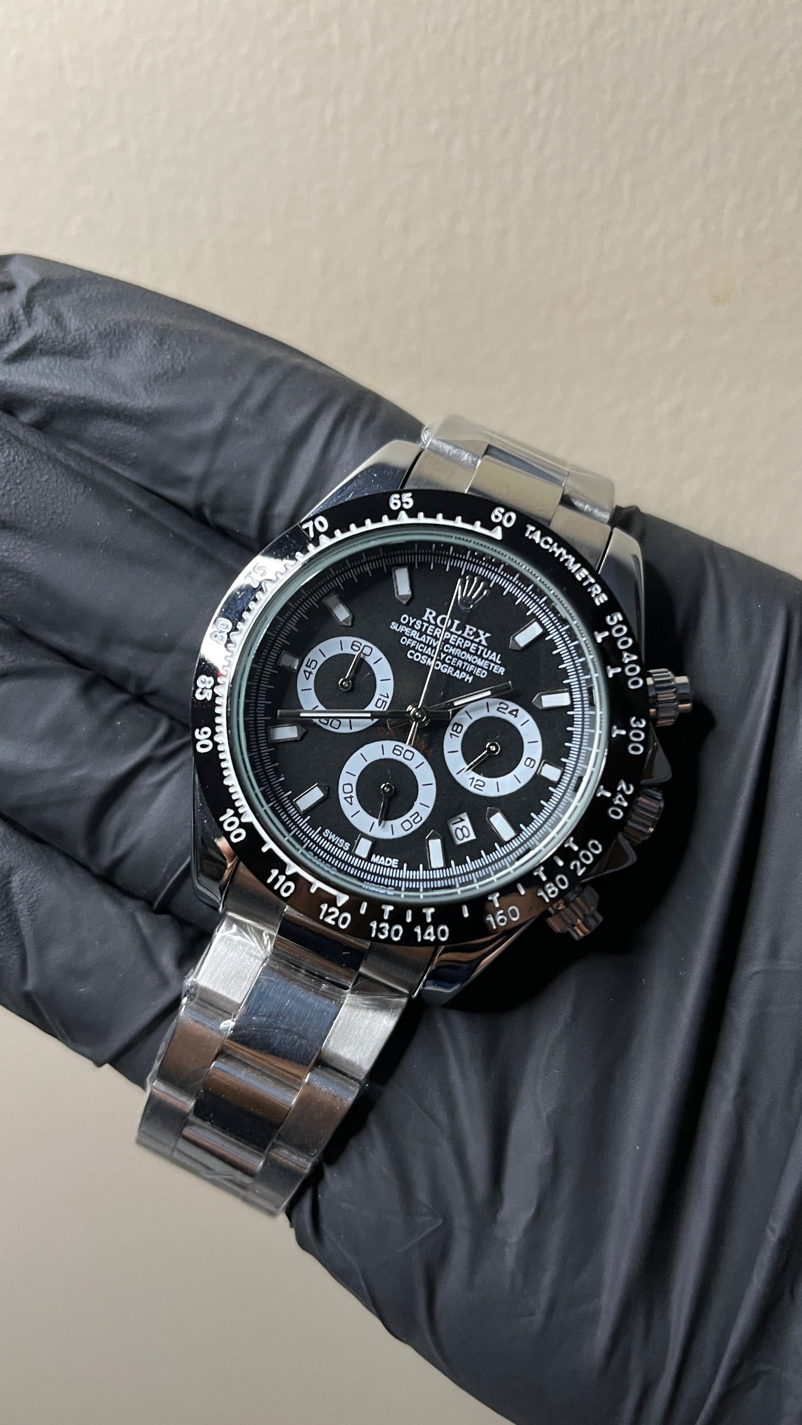 RLX Daytona First copy - Black Dial