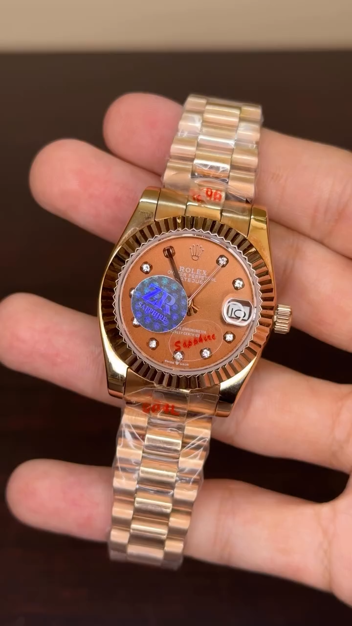 RLX Day-Just Mastercopy - Rose Gold