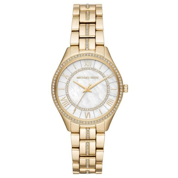Michael Kors MK7084 Original Watches - Golden Chain White Dial