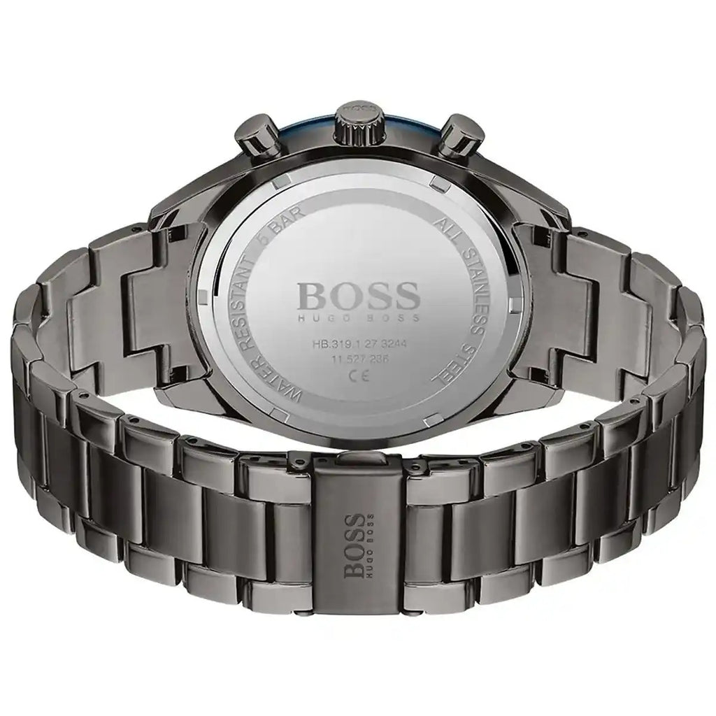 Hugo Boss Driver 1513863 Original Watch - Silver Chain Blue Dial