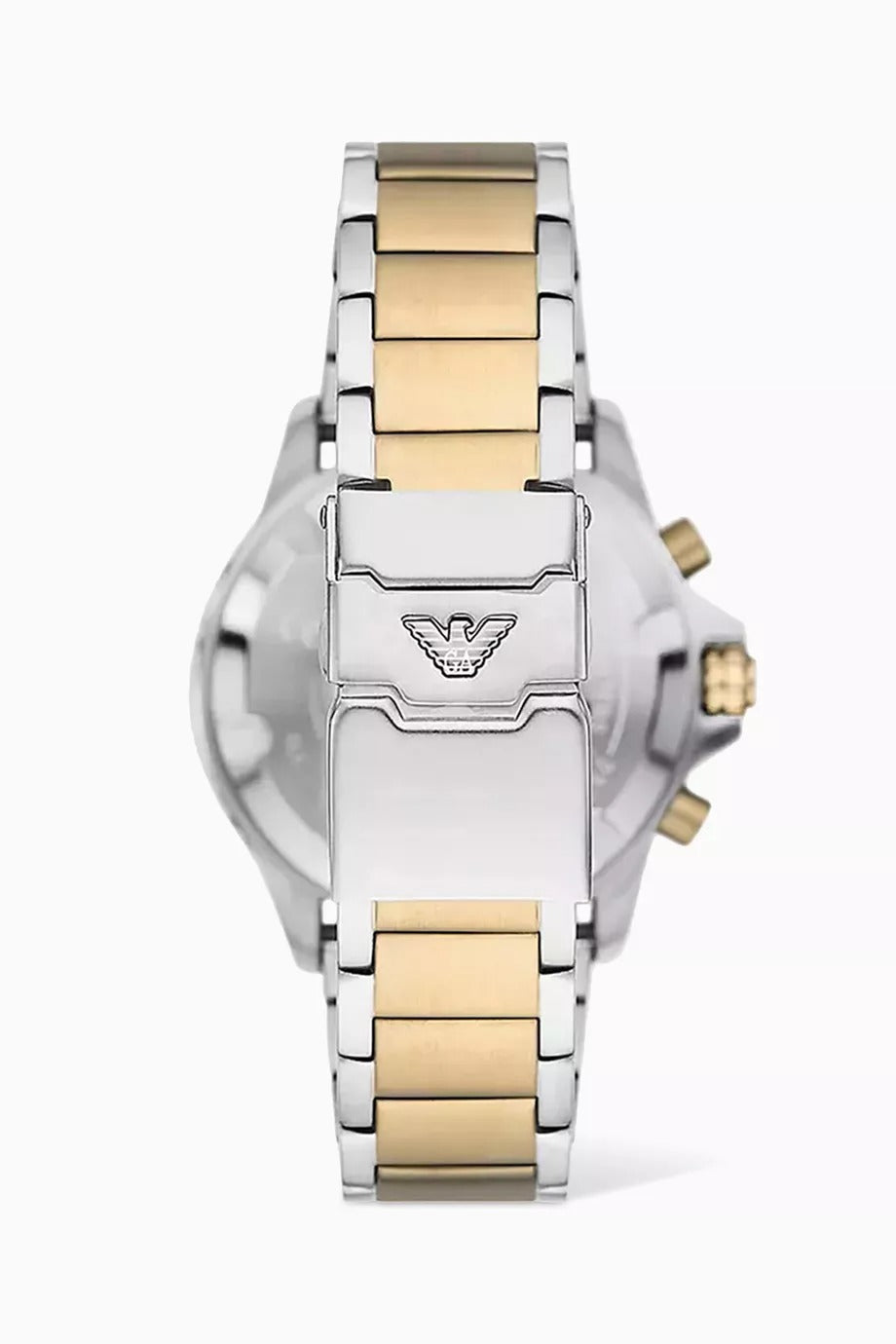 Emporio Armani Diver Chrono Original Watch - Two Tone Chain Green Dial
