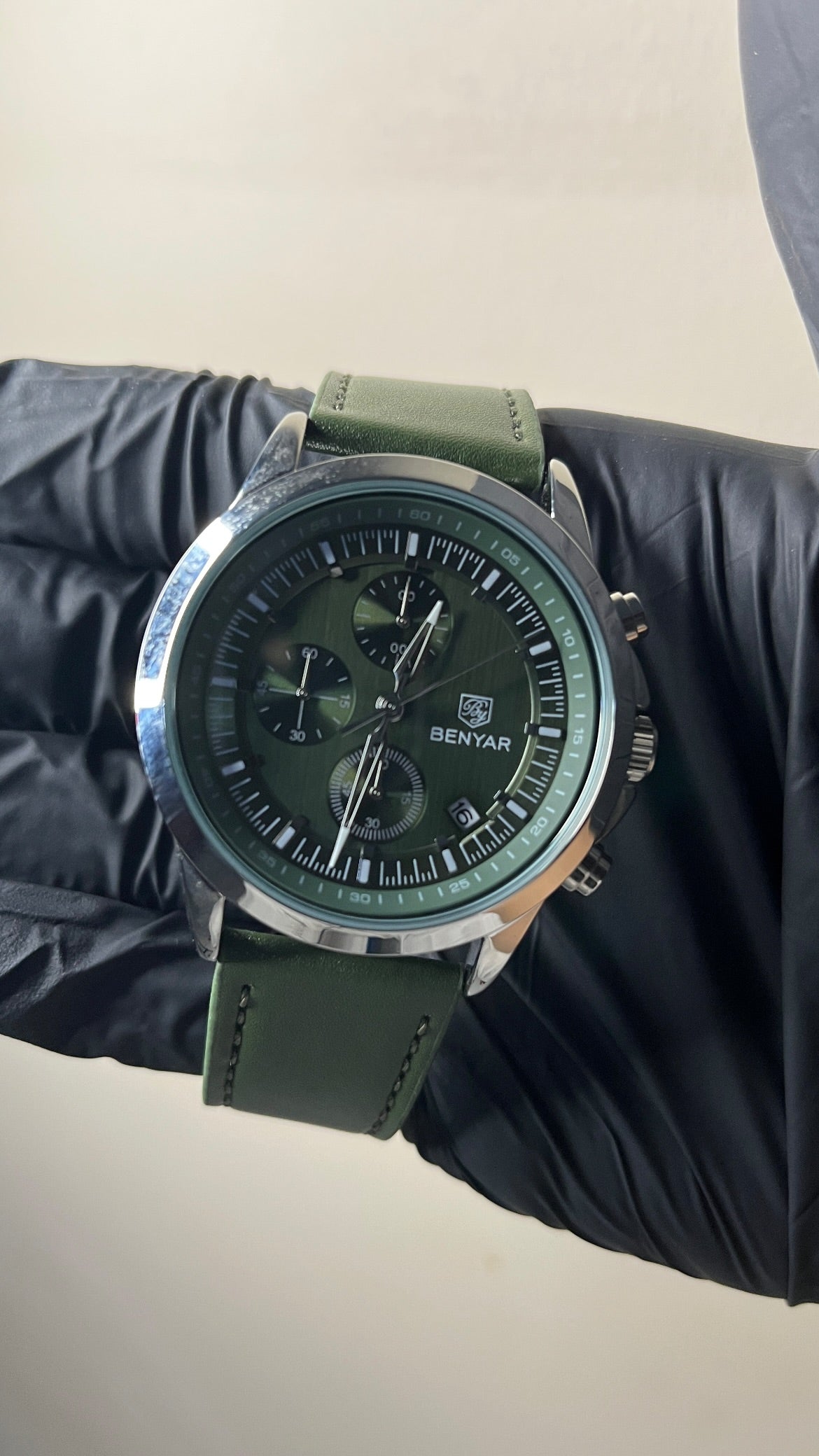 Benyar - Green Dial & Green strap Strap