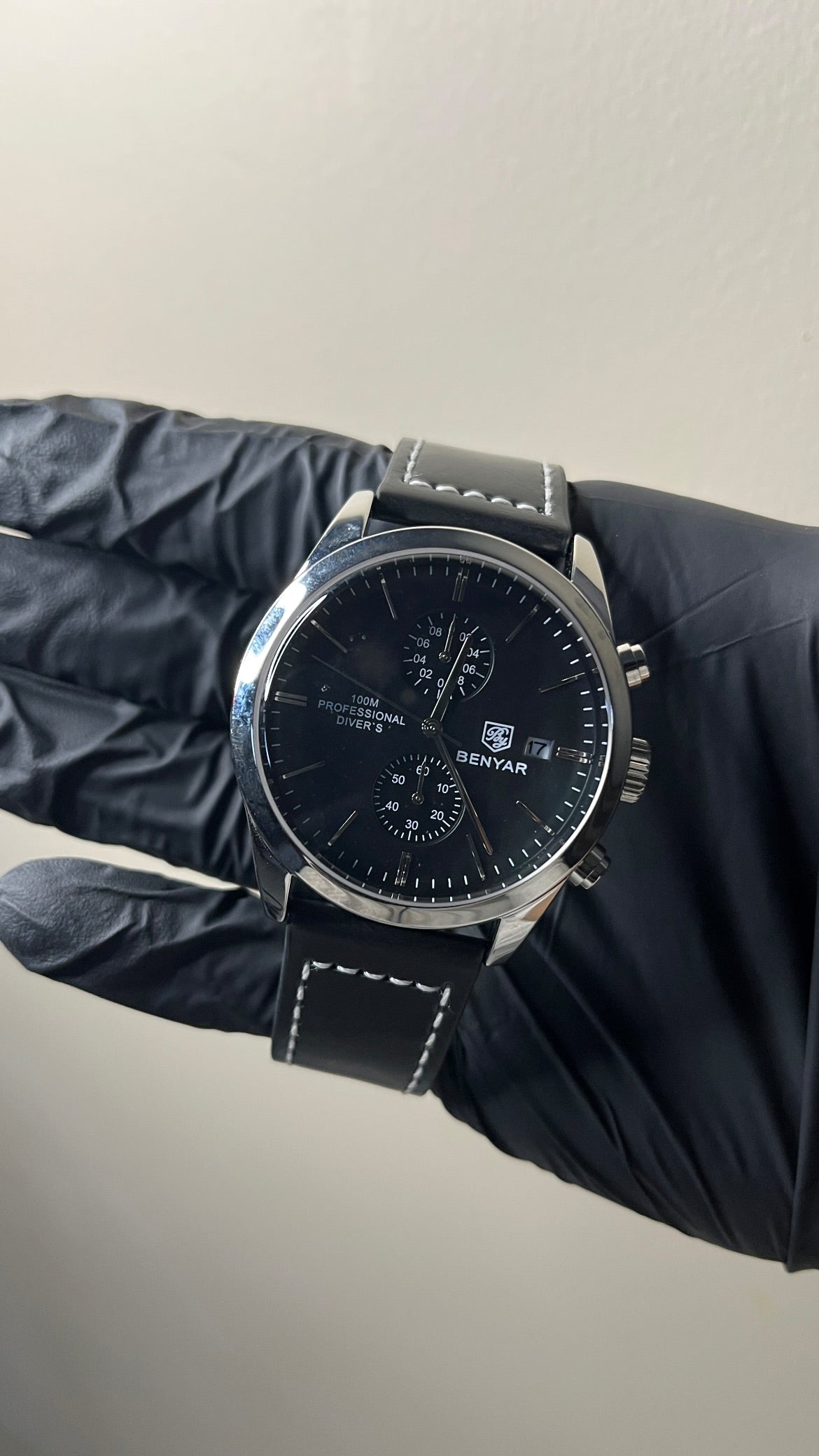 Benyar  - Black Dial & Black Strap