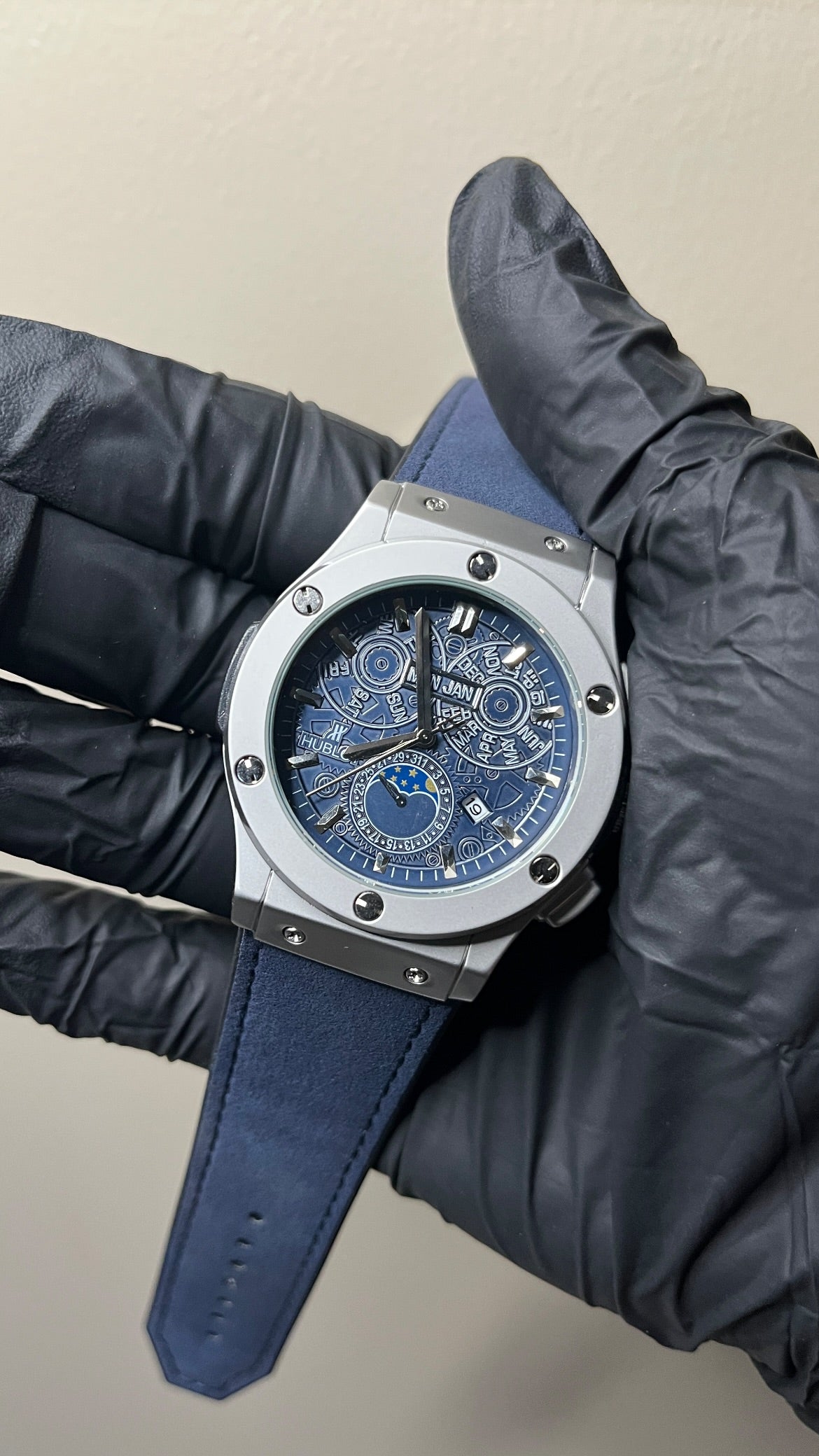 Hublot First Copy | Blue Dial - Month & Date