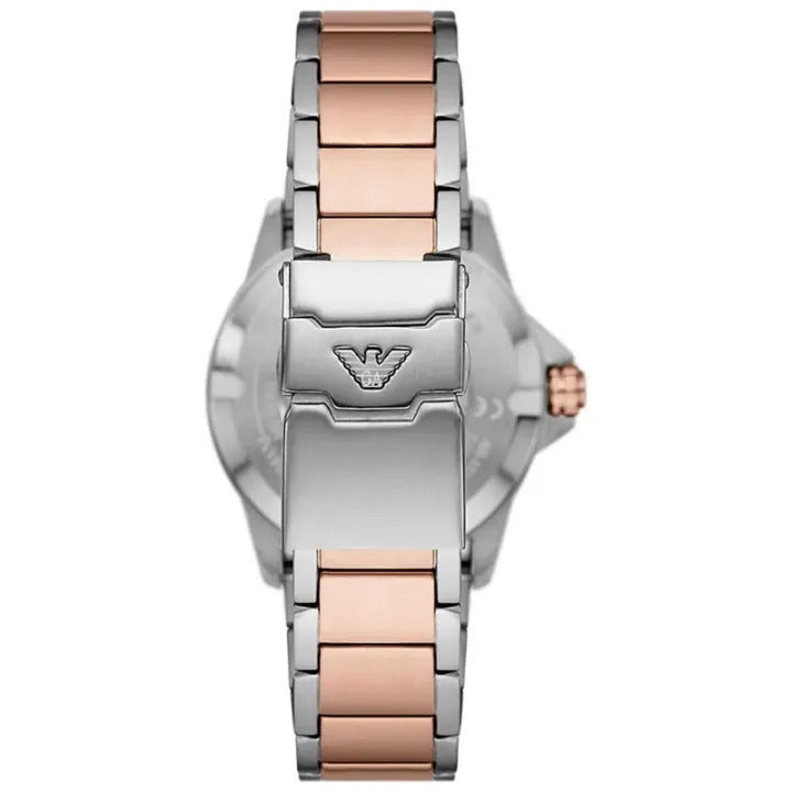 Emporio Armani AR11591 Original Watch - Two Tone Chain White Dial