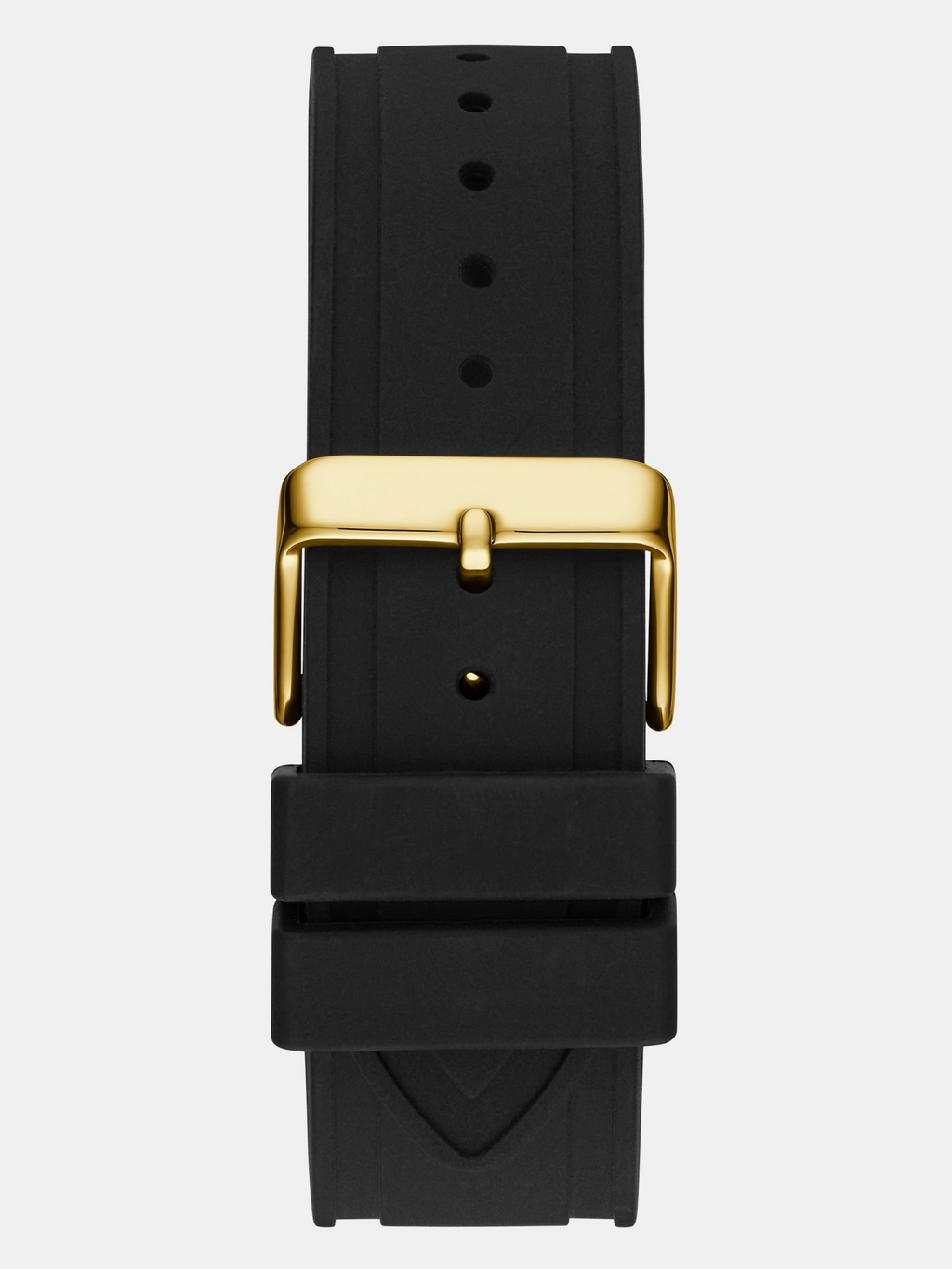 Guess Original Watch - Black Dial with Chronograph & Silicon Strap