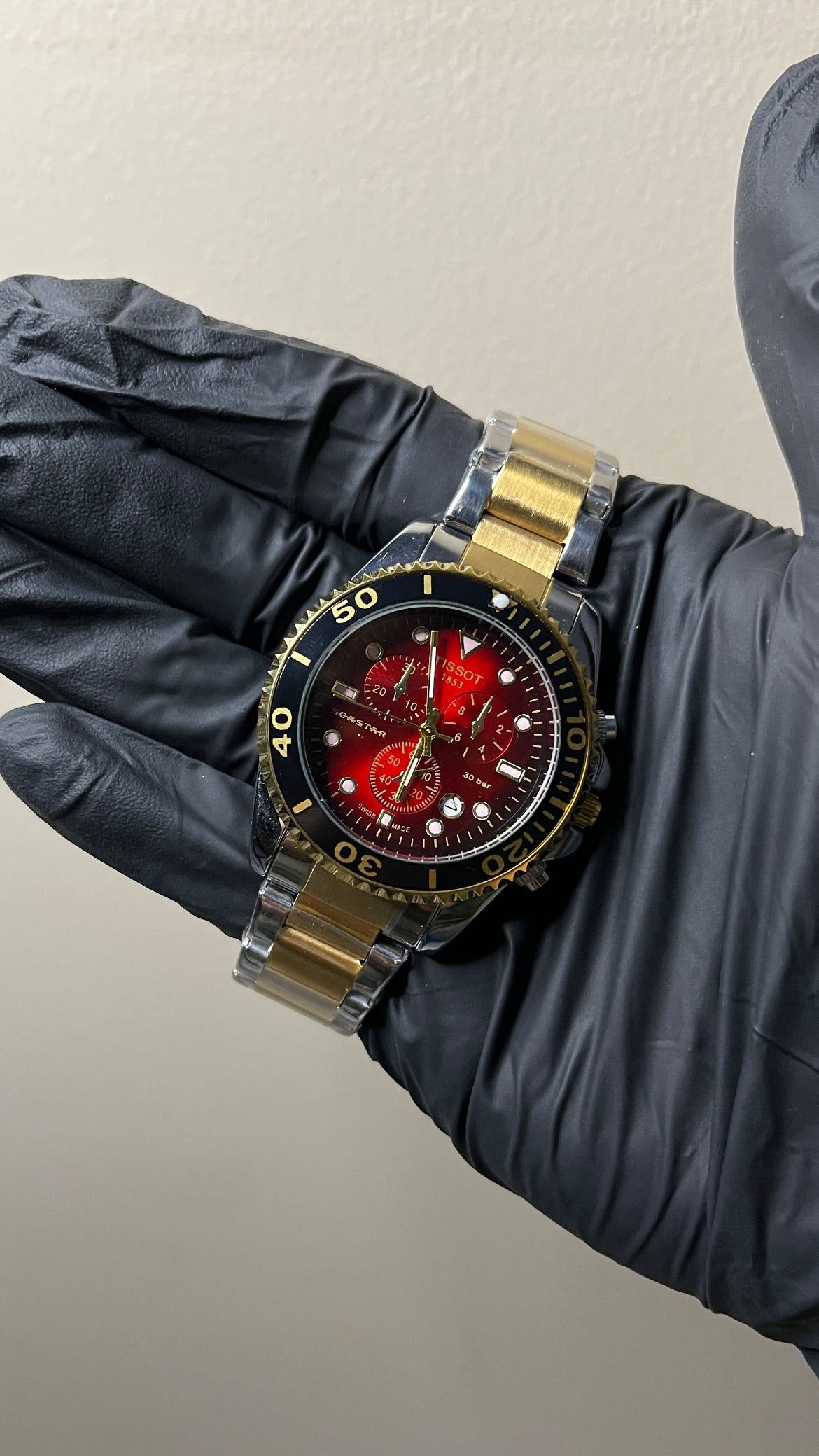 Tissot SeaStar  First Copy - Red Dial