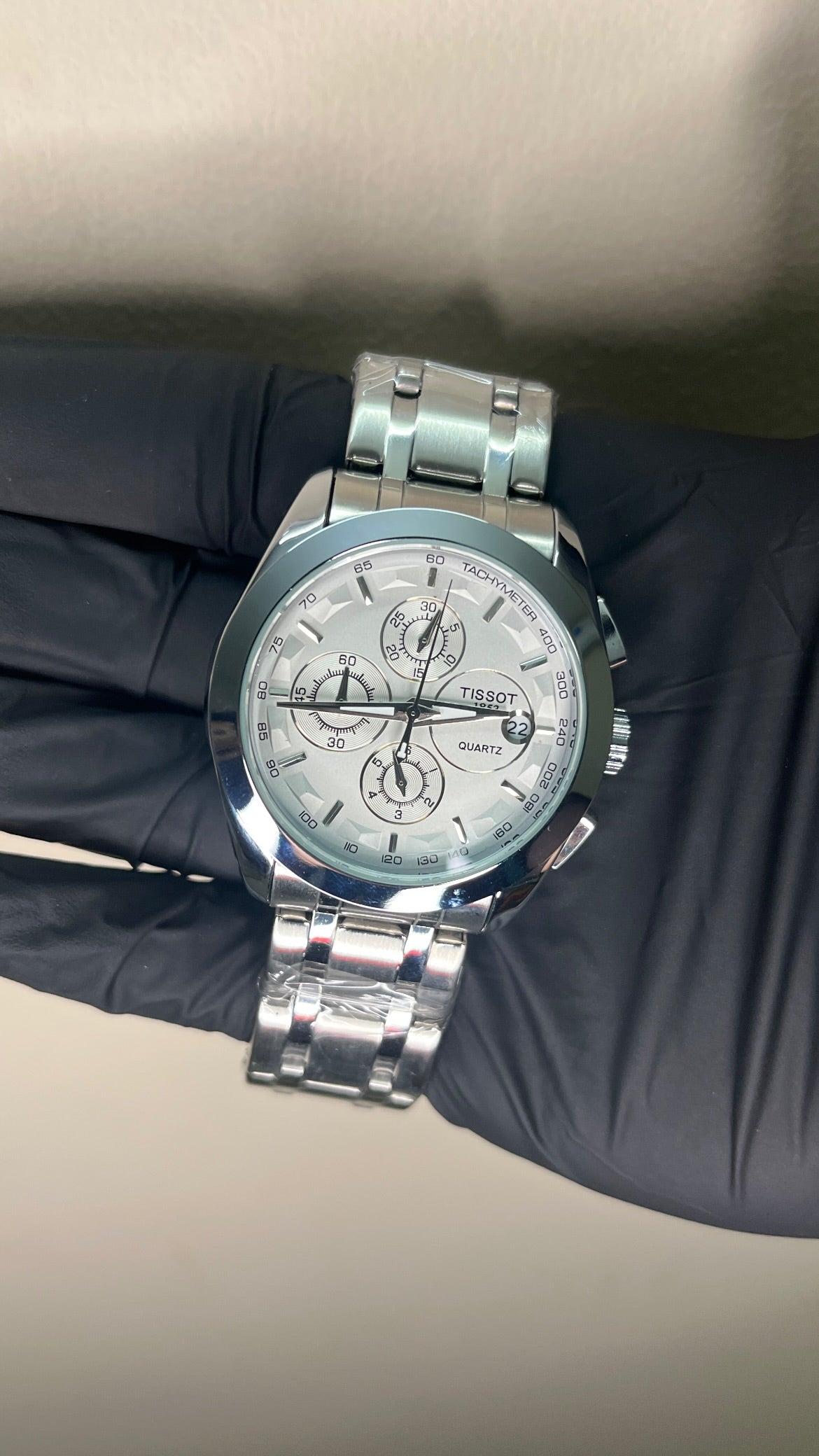 Tissot 1853 Chronograph First Copy - White dial