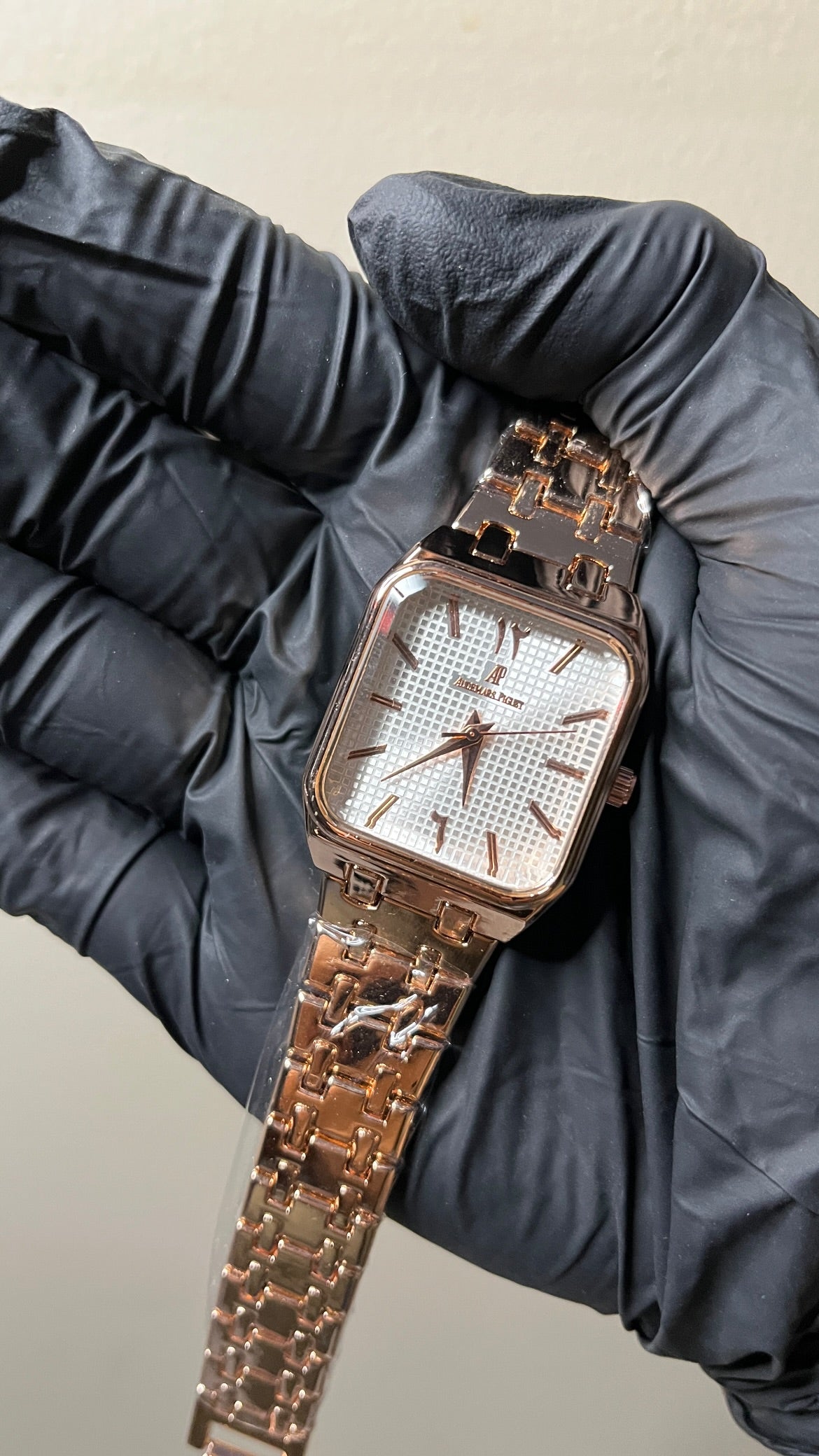 Audemars Piguet First Copy - Rose Gold White Dial