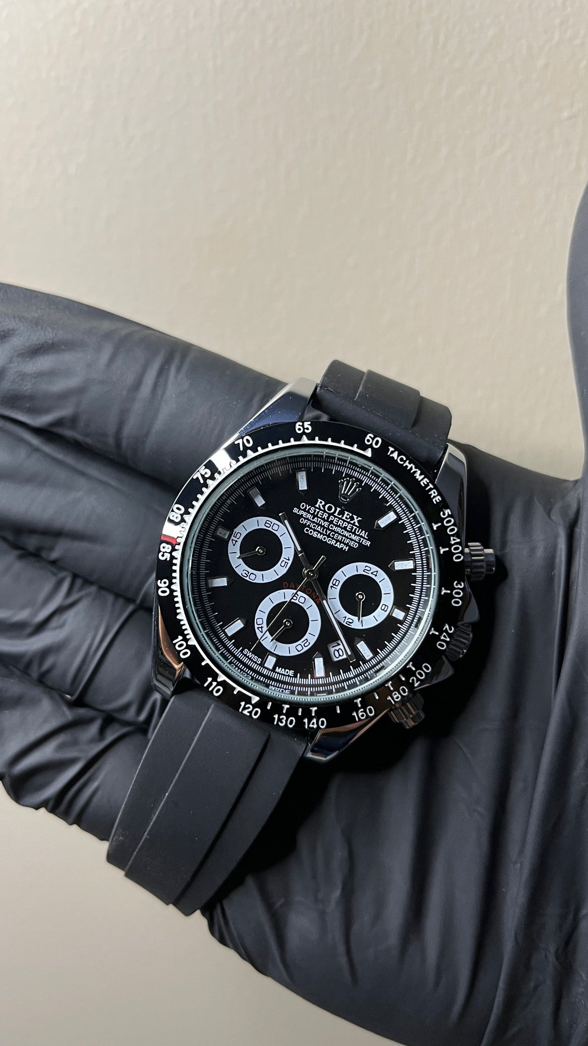 RLX Daytona First copy - Black Dial