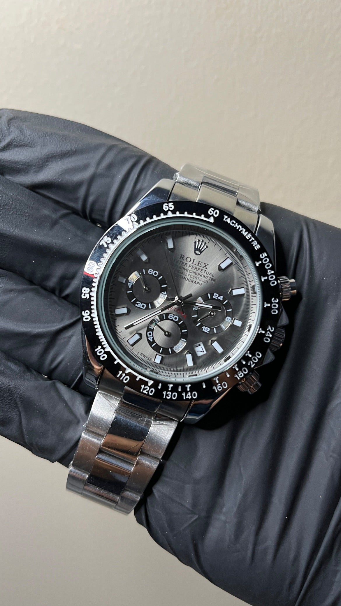 RLX Daytona First copy - Silver Dial
