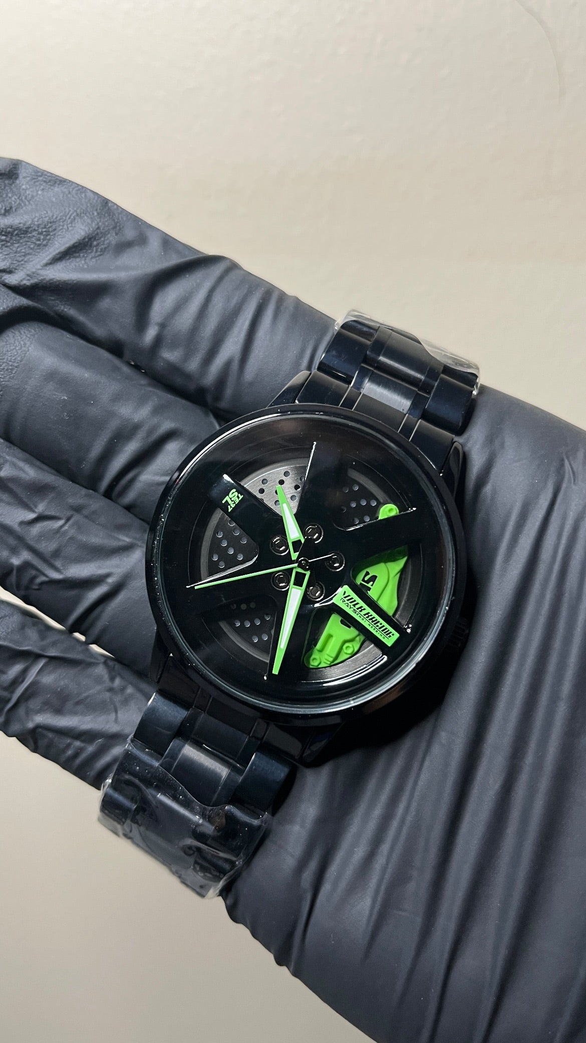 Skmei Gyro First Copy - Black & Green