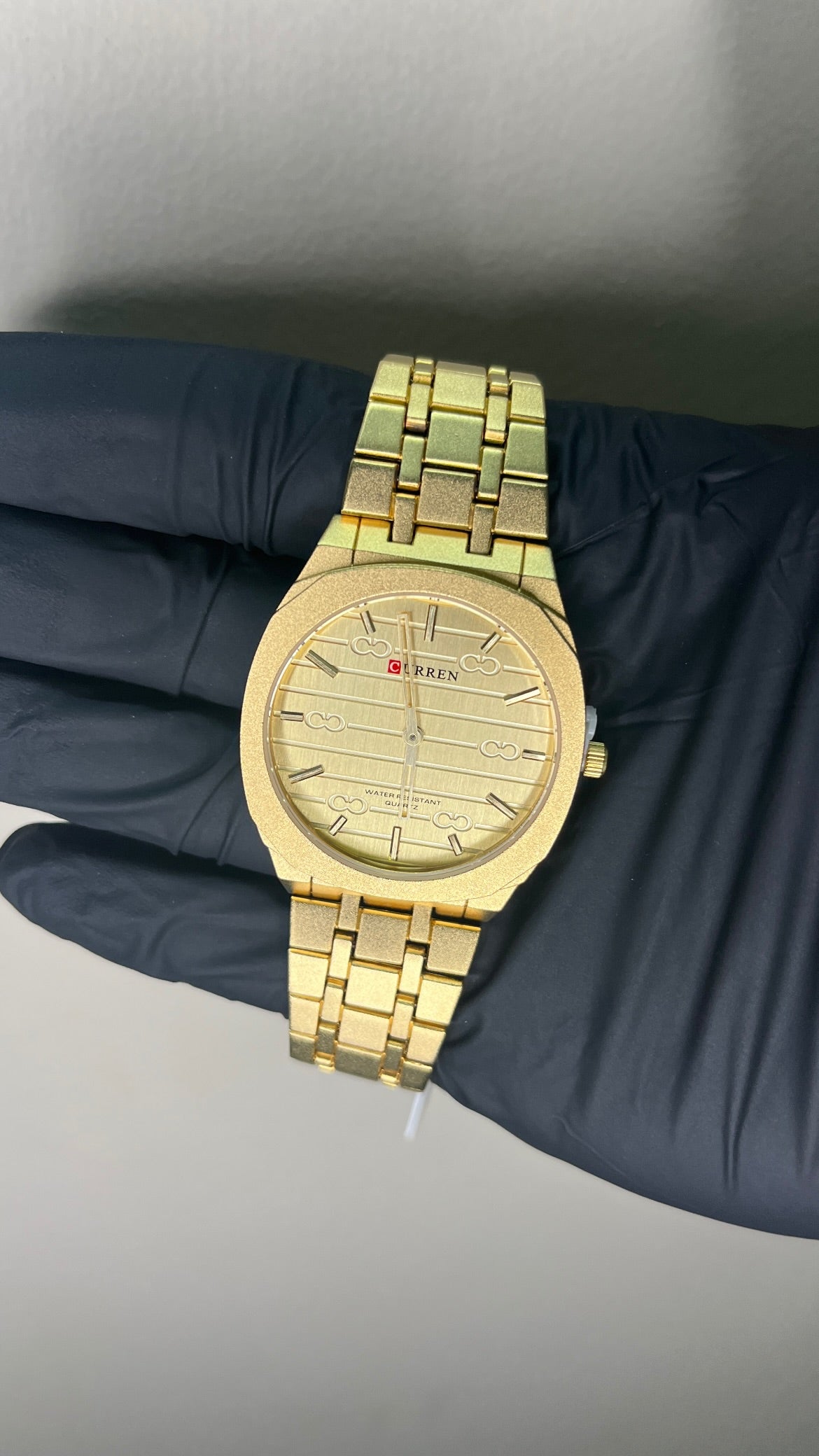 Curren Slim First Copy - Gold