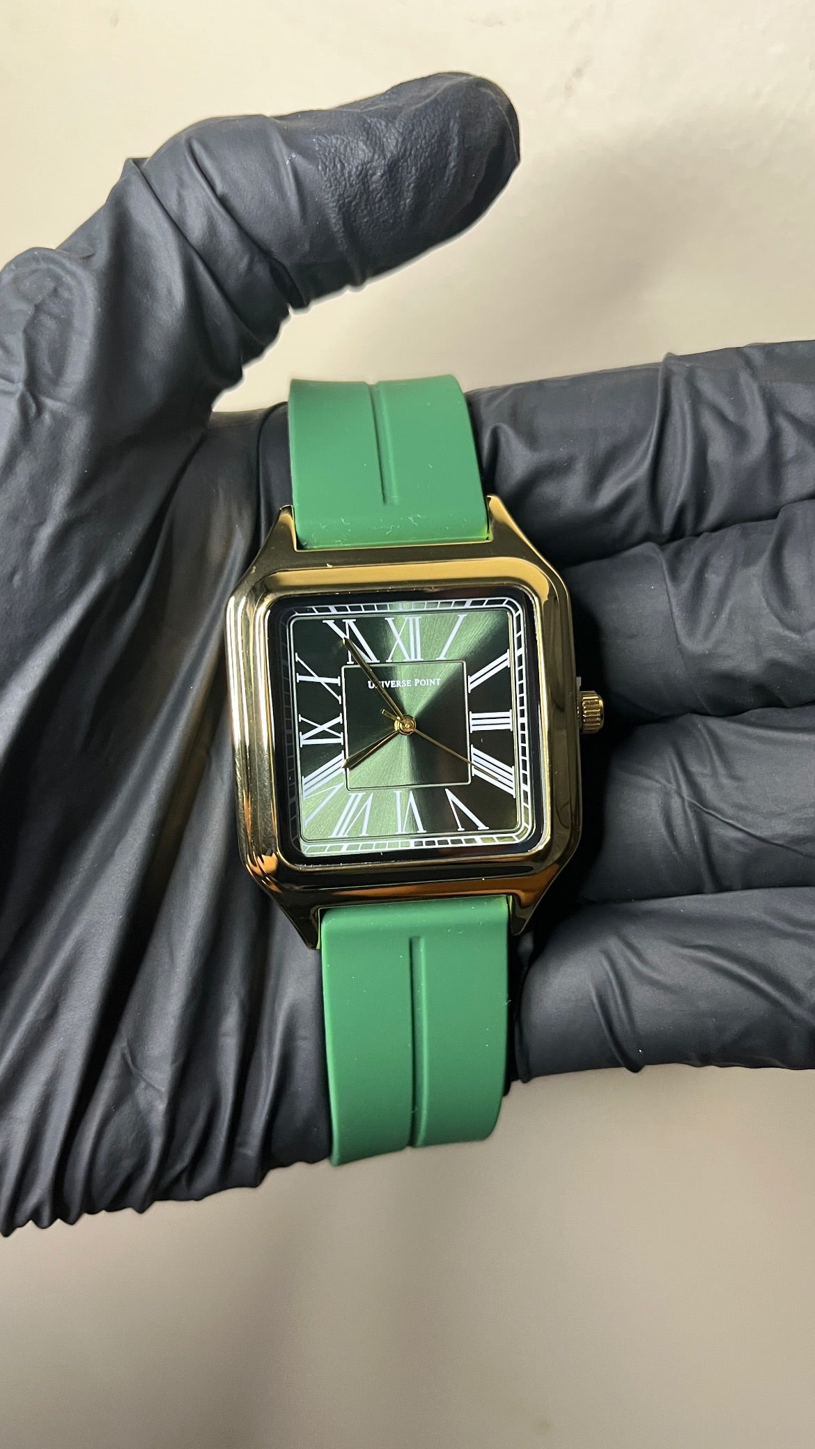 Universal Point First Copy - Green Dial ( Roman )