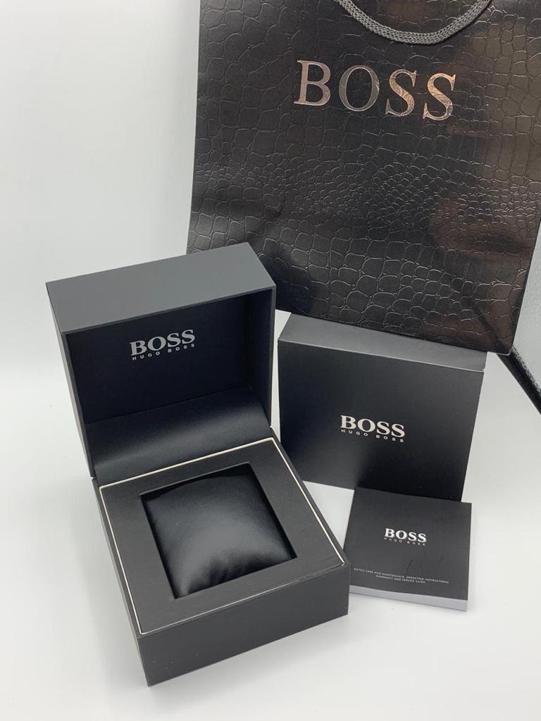 Hugo Boss 1513757 Original Watch - Two Tone Chain Black Dial