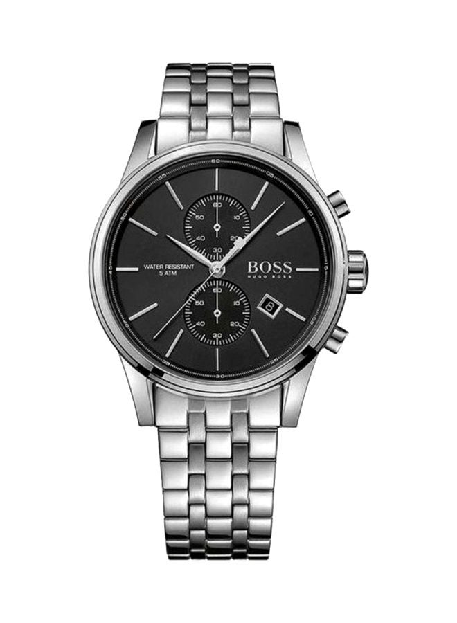 Hugo Boss Associate I5I3869 Original Watch - Black Dial Silver Chain