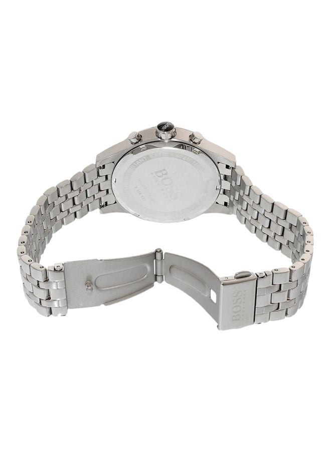 Hugo Boss Associate I5I3869 Original Watch - Black Dial Silver Chain
