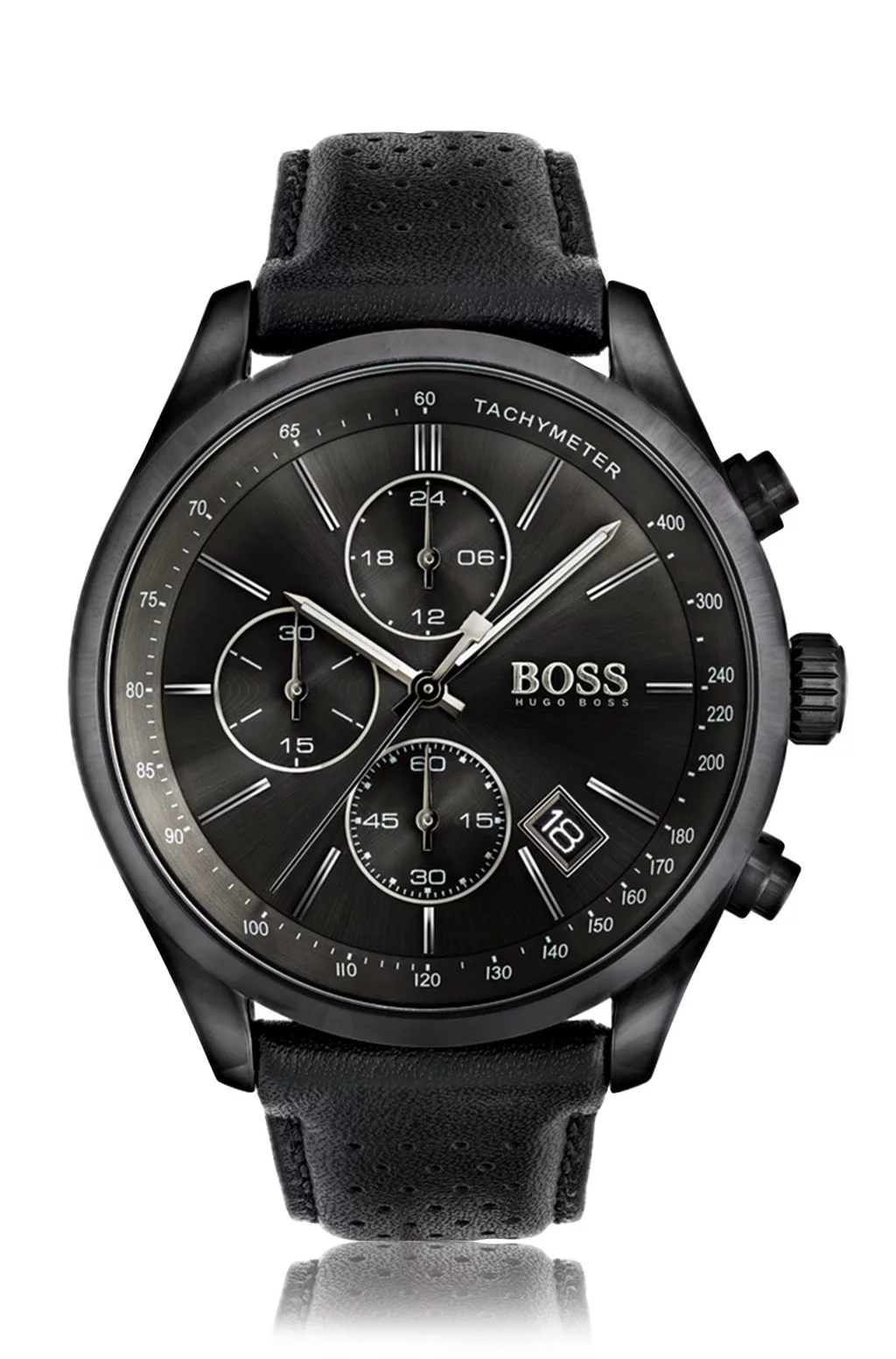 Boss Original Watches - Black Dial  & Black Strap