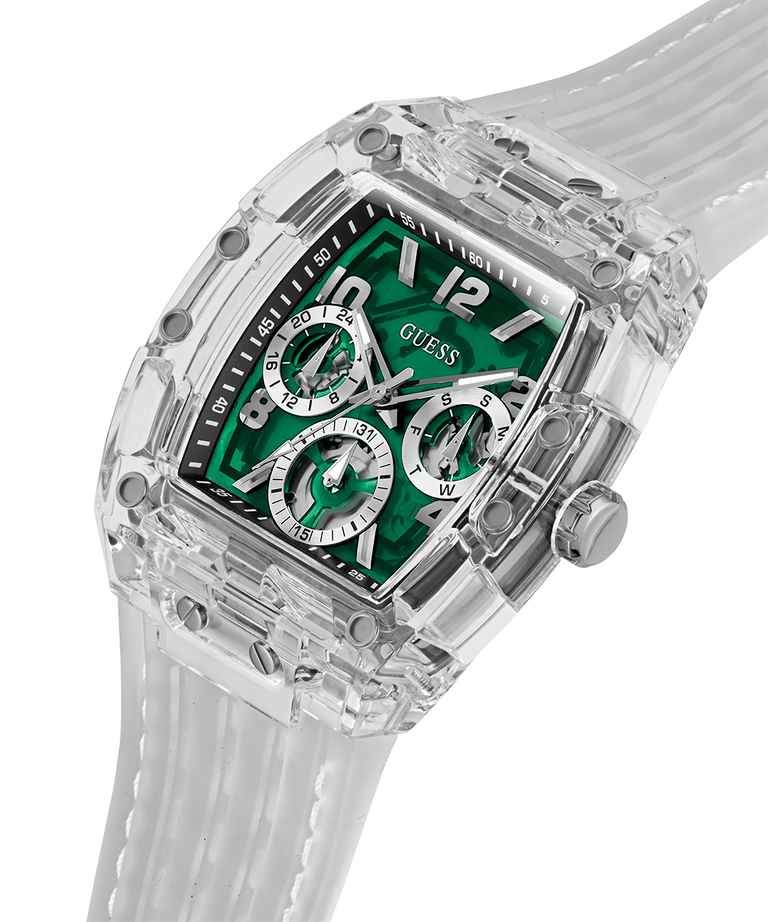 Guess Original Watches - Green Dial & Silicon Strap