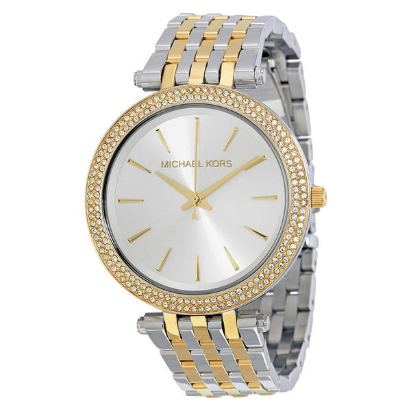 Michael Kors MK3215 Original Watches - Silver Chain White Dial