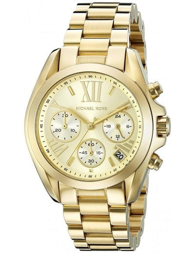 Michael Kors MK6267 Original Watch - Golden Chain Golden Dial