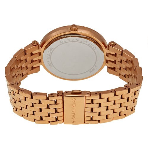Michael Kors MK3378 Original Watches - Golden Chain Red Dial