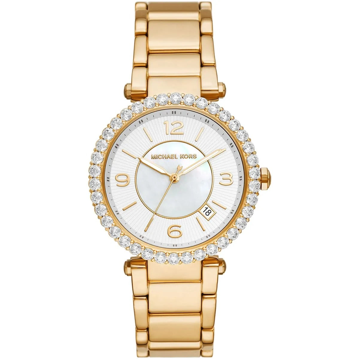 Michael Kors MK4693 Original Watches - Golden Chain White Dial