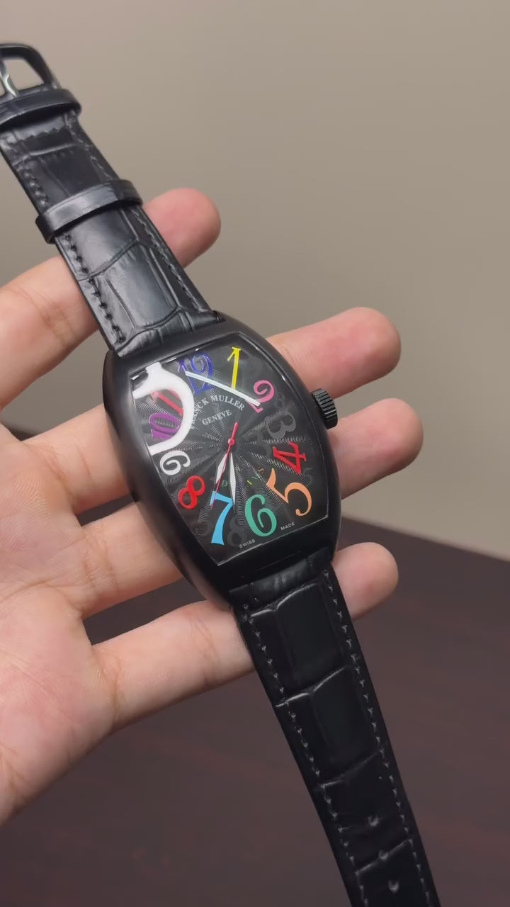 Franck Muller Crazy Hours Vanguard Mastercopy – Black Dial