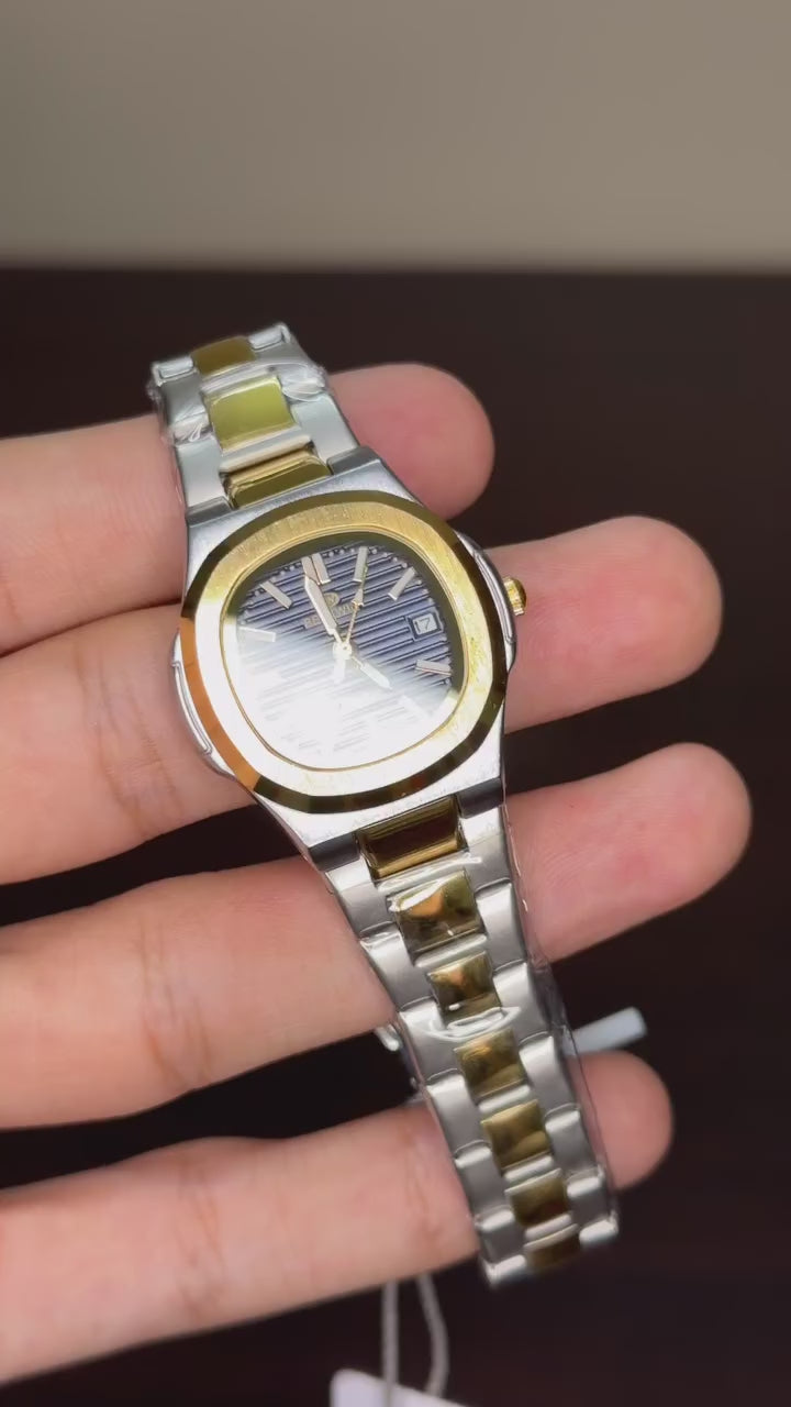 Bestwin - Blue Dial Two Tone Chain