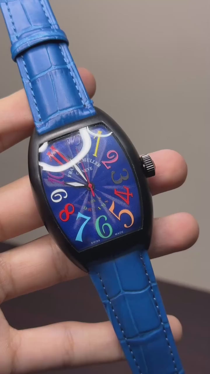 Franck Muller Crazy Hours Vanguard Mastercopy – Blue Dial