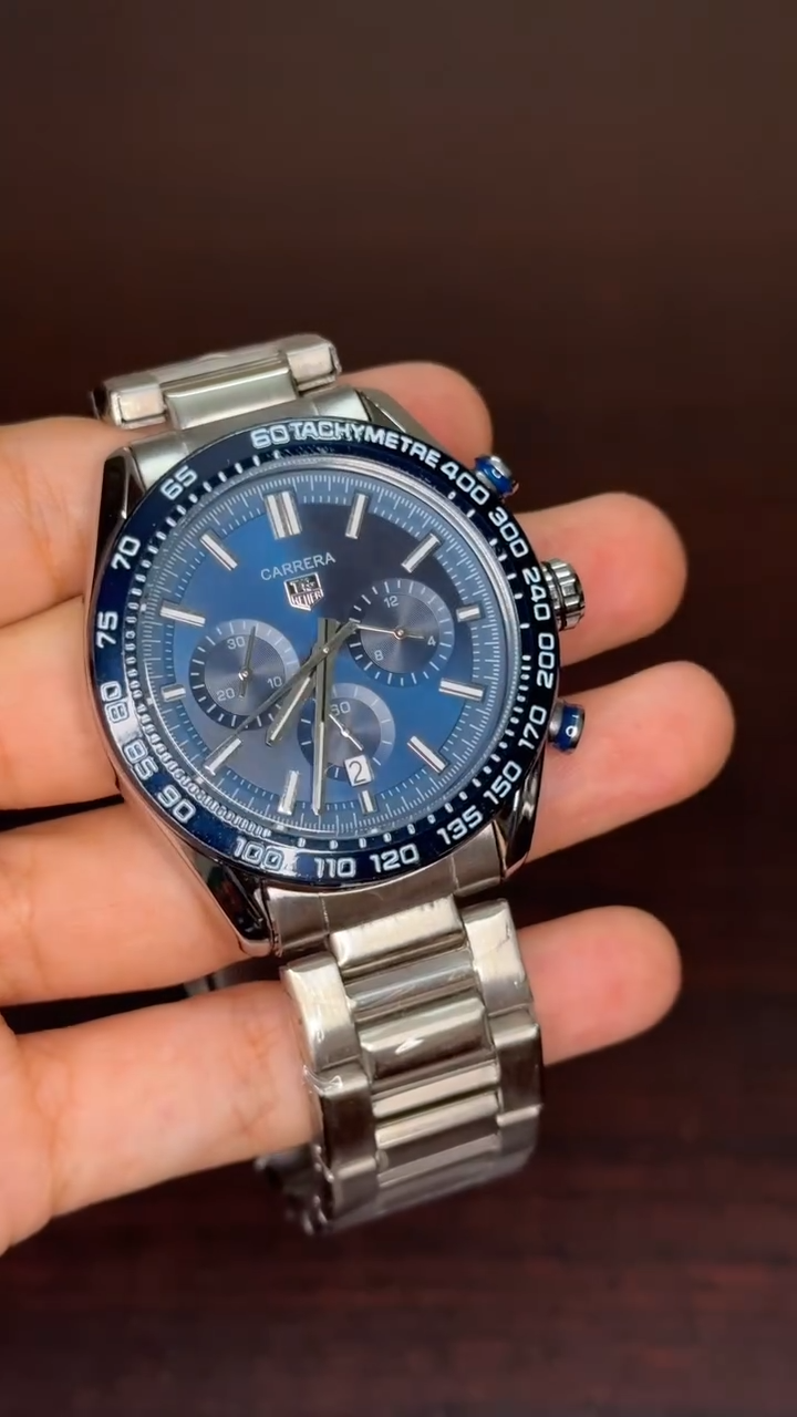 Tagheuer Carrera Chronograph - Blue Dial