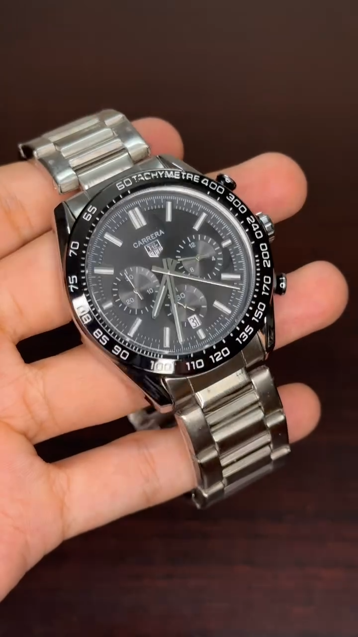 Tagheuer Carrera Chronograph - Black Dial