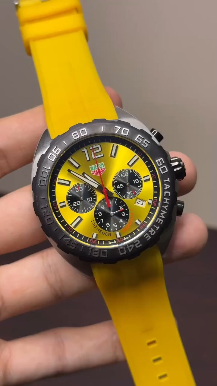 TagHeuer Mastercopy (Yellow Formula 1 Edition)