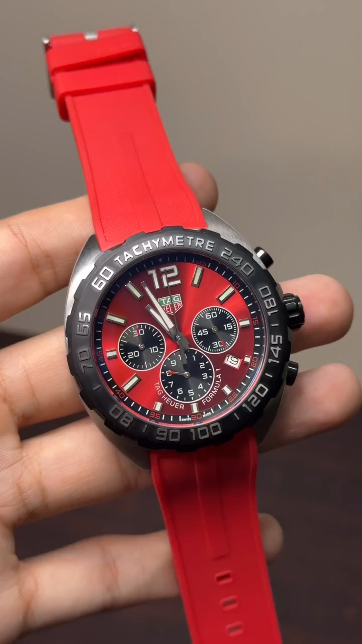 TagHeuer  Mastercopy (Red Formula 1 Edition)