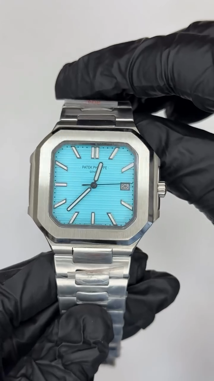 Patek Philippe Cubitus Mastercopy - Silver Chain Tiffany Dial