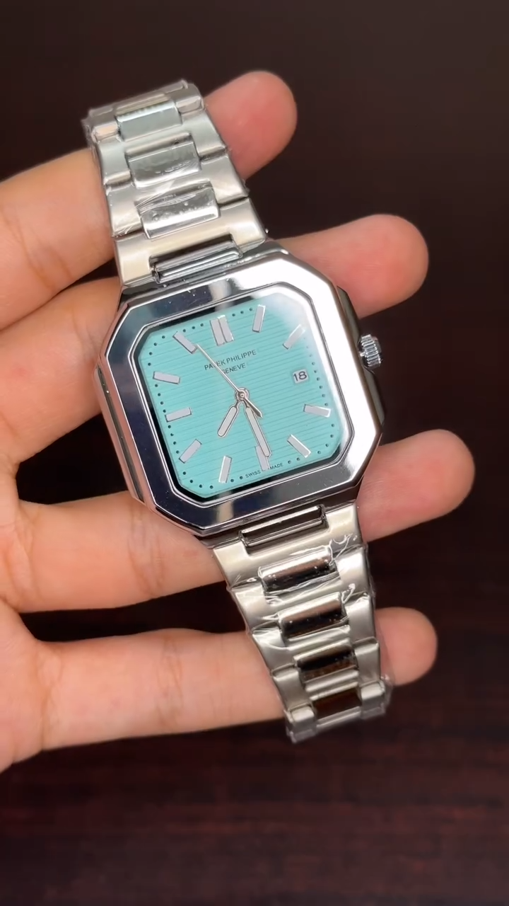 Patek Philippe Cubitus First Copy - Silver Chain With TIffany Dial